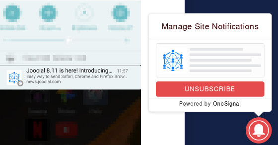 Web Push Notifications for Joomla!