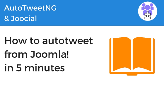 How to autotweet from Joomla in 5 minutes