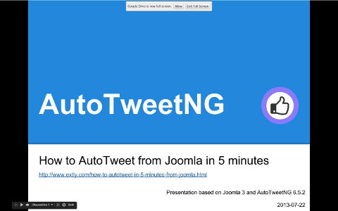 How to AutoTweet from Joomla in 5 minutes