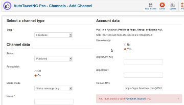 AutoTweetNG Pro-Channels-Add Channel-360