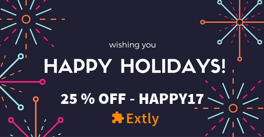 Happy Holidays 2017 Extly Newsletter