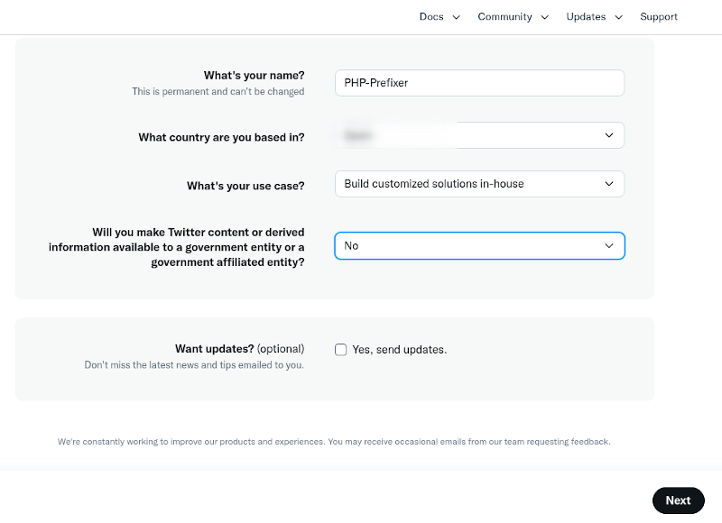 X Public Data (Twitter): Set up Twitter developer account - Supermetrics  Support