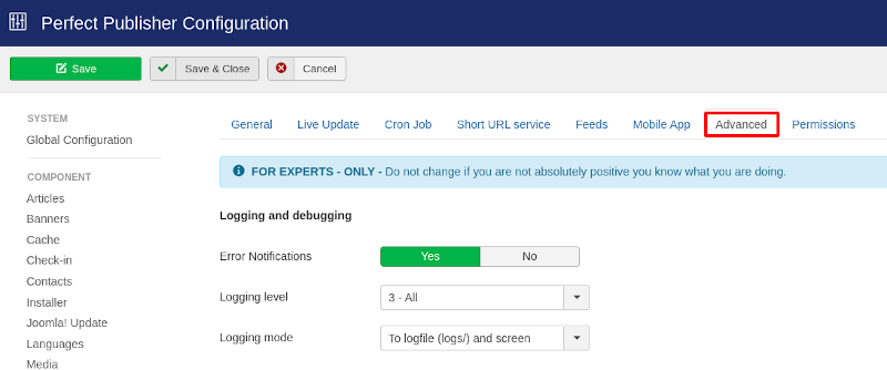 Logging Mode: Developer's swiss army knife