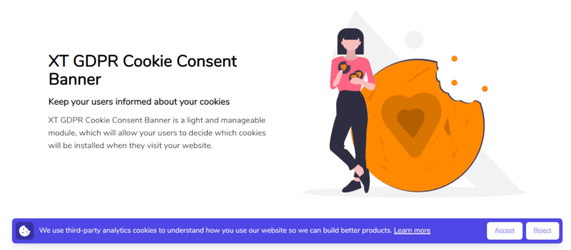 XT Cookie Consent Banner - Demo