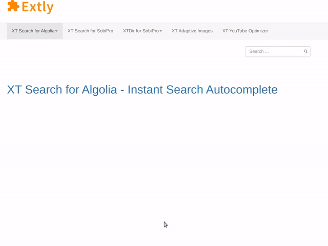 Instant Search Autocomplete