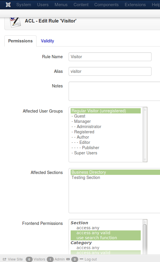 When I submit a search keyword in the module, SobiPro returns "Error 403 Unauthorized Access Task: search.search"?